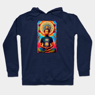 Buddha Chakras Mandala Hoodie